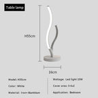Modern LED Corner Floor Lamp for Living Bedroom, Creative Design Home Decor