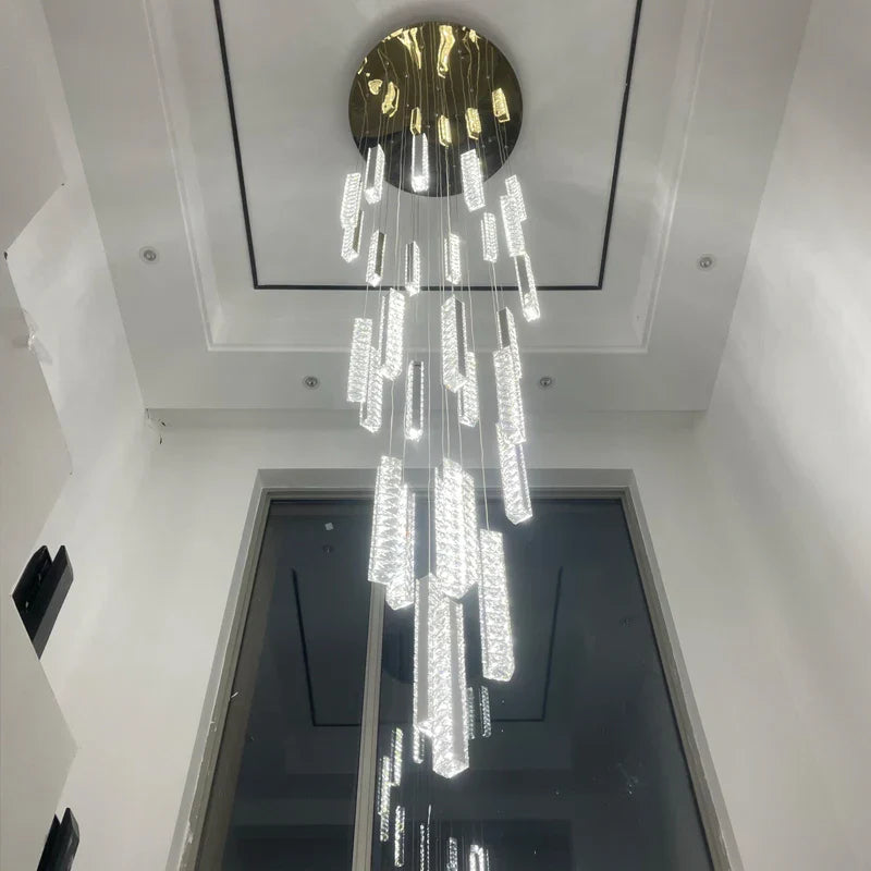Modern Crystal Chandelier: Luxury Lighting for Living Room, Dining, Cafe, Staircase