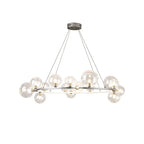 Glass Ball G9 LED Chandelier: Modern Minimalist Nordic Design