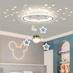 LED Star Chandelier: Kids Room Lighting Fixture for Bedroom & Study Room
