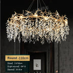 Modern Luxury Crystal Led Chandelier for Dining Living Room Hotel Hall