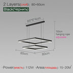 Modern LED Chandelier for Living Room by - Stylish Hanging Light Fixture for Dining and Bedroom