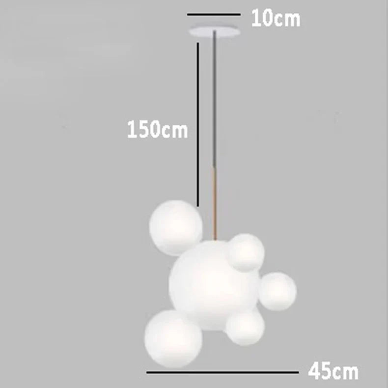 Nordic Home Decoration Stair Chandelier Living Dining Room Pendant Ceiling Light Indoor Lighting Afralia™