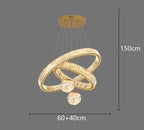 Modern Indoor Pendant Light Chandelier Ceiling Lamp LED Dining Room Lighting