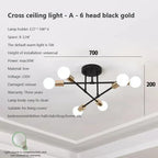 LED Ceiling Chandelier: Modern Light Fixture for Living Room, Bedroom, Hall - Indoor Home Decor