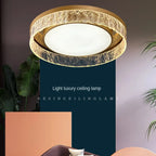 Luxury Nordic Chandelier Ring Ceiling Lamp for Modern Villa Living Room