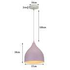 Colorful Nordic Pendant Light for Living Room Kitchen Restaurant Lighting