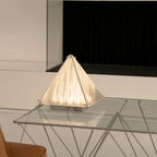 Nordic Pyramid Table Lamp Modern Art Desk Light for Living Room Bedroom by Afralia™