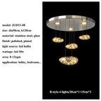 LED Drop Chandelier Lighting for Living & Dining Room Decor