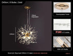 Dandelion Led Ceiling Chandelier for Home Decor Lighting Fixture