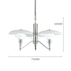 Lotus Glass Chandelier PH Pendant Light Classic Nordic Dining Room Bedroom Lamp