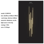 Nordic Black LED Dimmable Pendant Lights Modern Luxury Suspend Luminarias