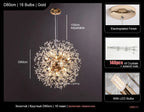 Dandelion Led Ceiling Chandelier for Home Decor Lighting Fixture