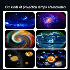 Starry Night Light Projector: 360° Adjustable Galaxy Lamp for Bedroom, Home, Kids - Ideal Gift