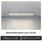 Long Strip LED Ceiling Lights for Balcony, Bedroom, Living Room, Kitchen, Dining Room & More