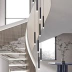 LED Staircase Chandeliers: Modern Pendant Light Lamps for Living Room Decor