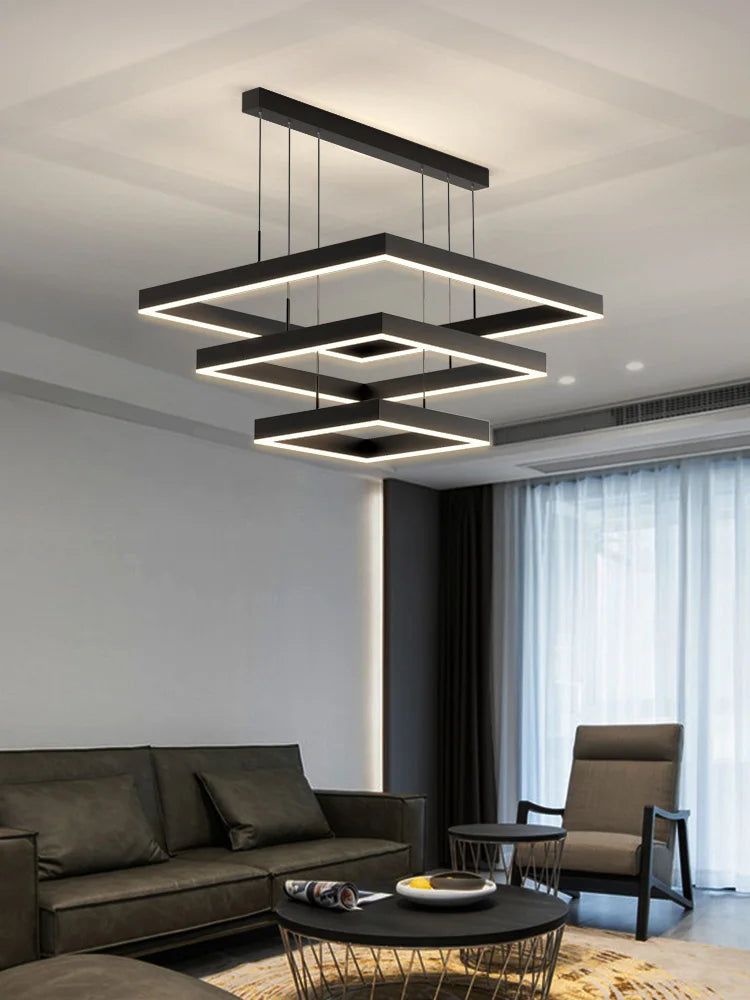 Modern LED Chandelier for Home Interior Decor Bedroom Living Room Lighting