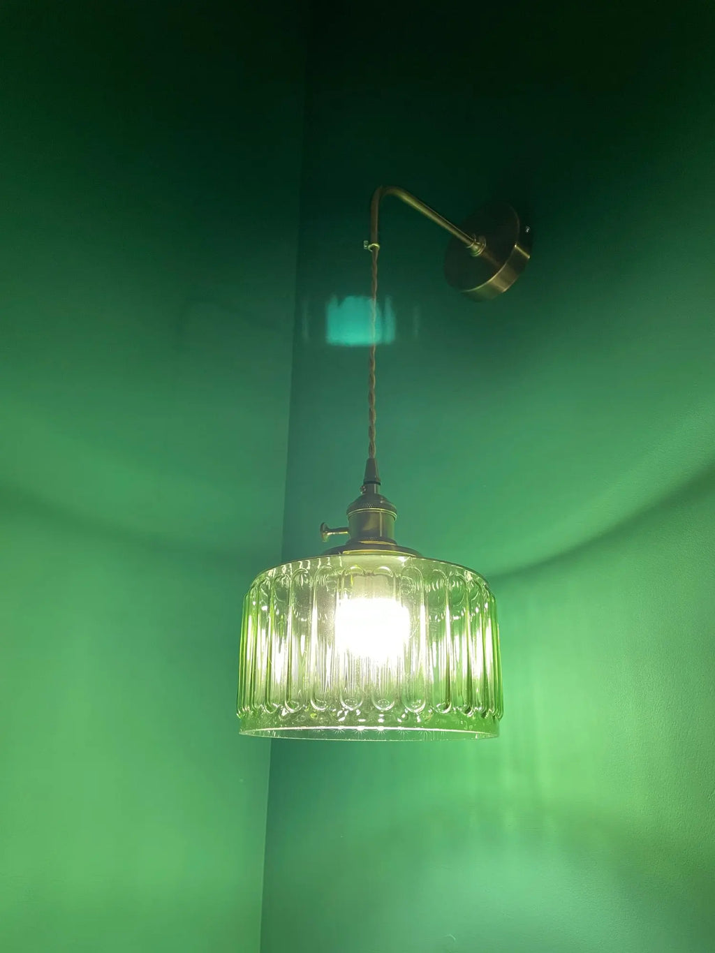 Glass Adjustable LED Sconce Wall Light for Bedroom Home Decor