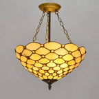 Stained Glass Tiffany Chandelier Pendant Light for Mediterranean Home Decor