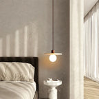 Yellow Travertine Bedside Pendant Light