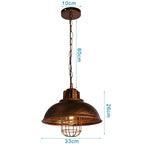 Rustic Metal Chandeliers: Vintage Industrial Pendant Lights for Home, Restaurant, Bar