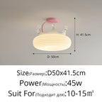 Nordic LED Ceiling Lights - Creative Bedroom & Living Room Decor