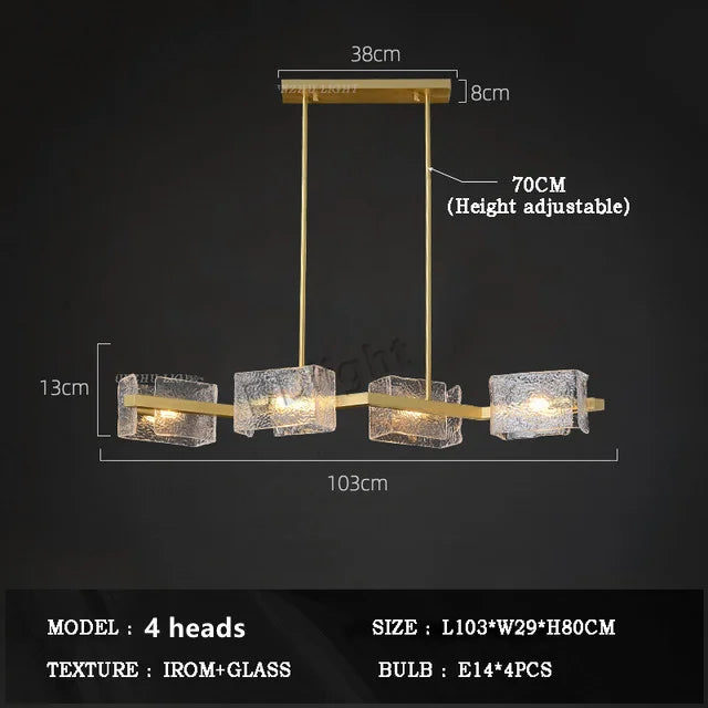 Crystal Chandelier: Modern Luxury Pendant Light for Living Room, Restaurant, and Bar