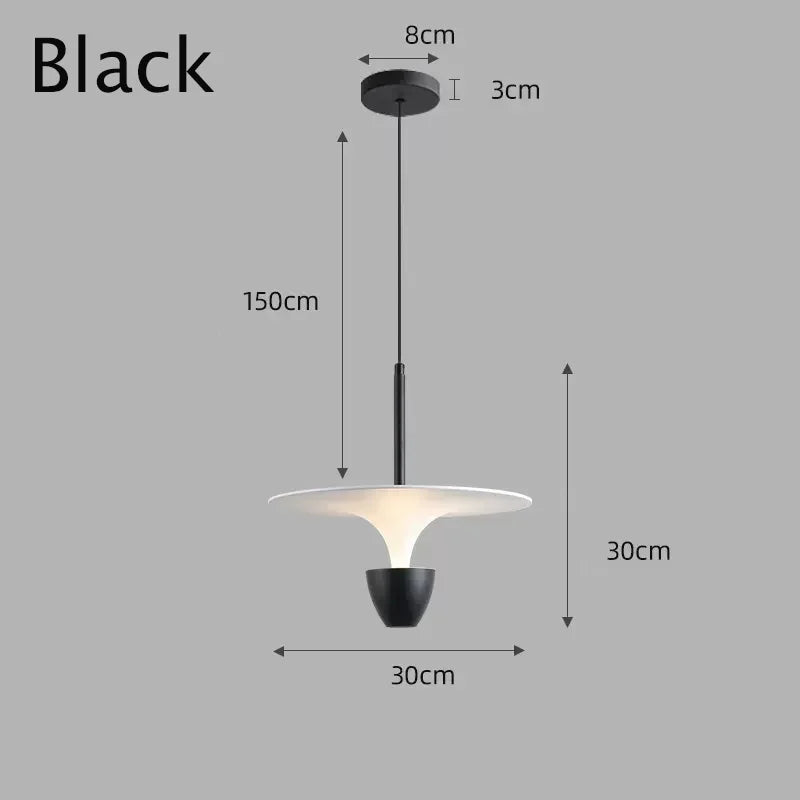 Nordic Minimalist LED Chandelier for Bedroom, Restaurant, Bar - Interior Lighting Solution