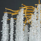 Crystal Tassel Ceiling Chandelier for Luxurious Home Decor