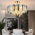 Crystal LED Ceiling Chandelier | Modern Luxury Lustres Pendant Light Fixture