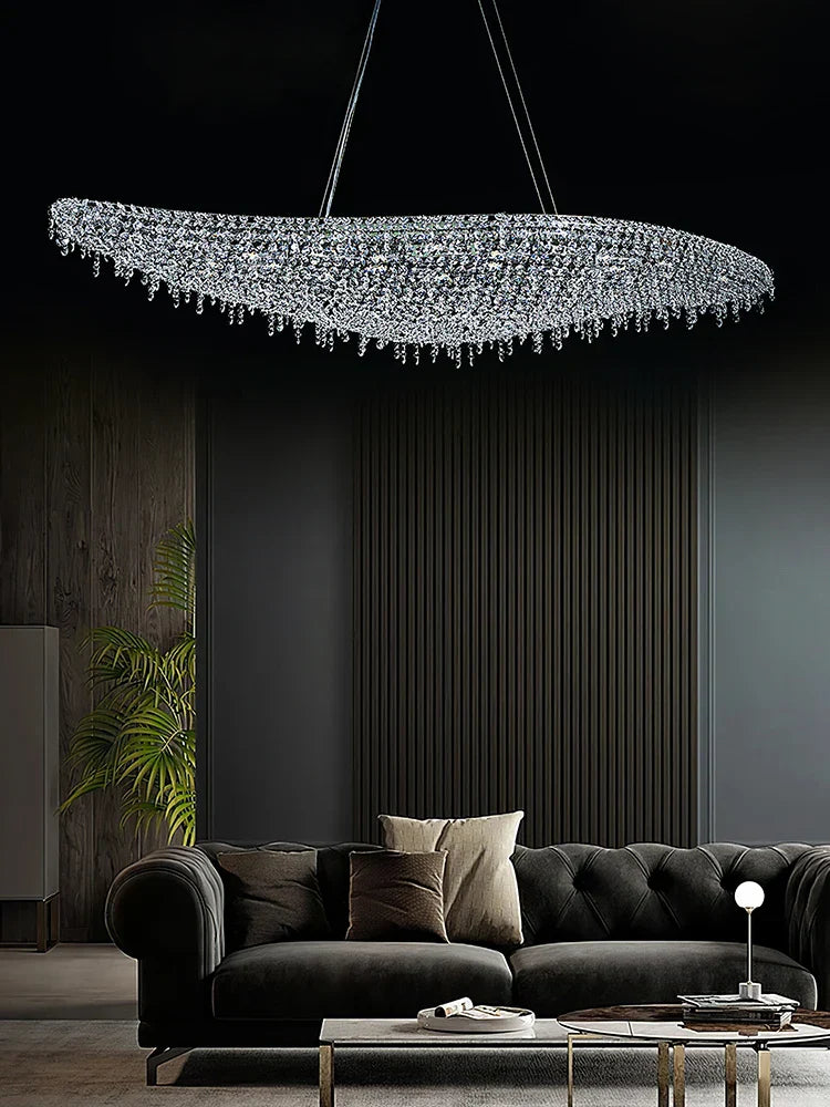 Luxury Crystal Chandelier for Living Room and Villa Hall Lighting