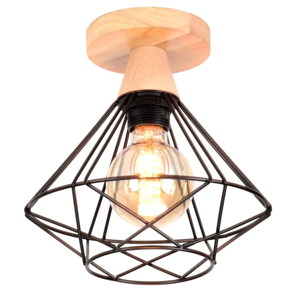 Vintage Iron Ceiling Light for Bedroom, Kitchen, Living Room