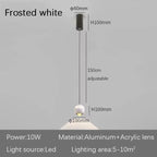 LED Bedside Lifting Chandelier – Modern Minimalist Nordic Pendant Light for Home Décor