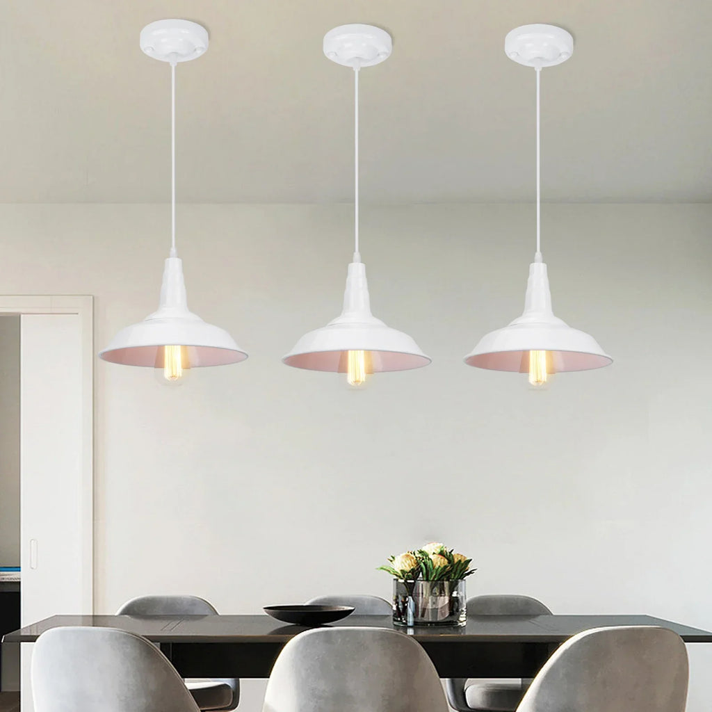 Industrial Pendant Lamp: Modern Retro Loft Chandelier for Kitchen, Living Room.