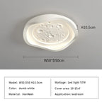 Round LED Ceiling Lamp - Simple Modern Nordic Minimalism for Living Room and Bedroom