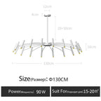 Nordic Modern Chandelier Minimalist Ceiling Light for Living Room Bedroom Dining Home