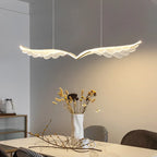 Winged LED Chandelier: Modern Acrylic Pendant Light for Home, Bar, Restaurant