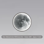 MoonGlow LED Wall Light for Bedroom & Living Room Decor