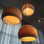 Wood Veneer Pendant Lights for Dining Room Décor