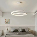 Spiral Aluminum LED Chandelier for Kitchen Dining Bedroom Suspension Luminaire