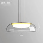 Nordic Glass Pendant Lamp for Modern Living Spaces