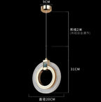 Bedside Pendant Lights | Modern Indoor Chandelier for Bedroom Ceiling Decor