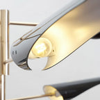 Modern Iron Hanging Ceiling Lamp LED Light Chandelier for Living Room Bedroom Shop Bar