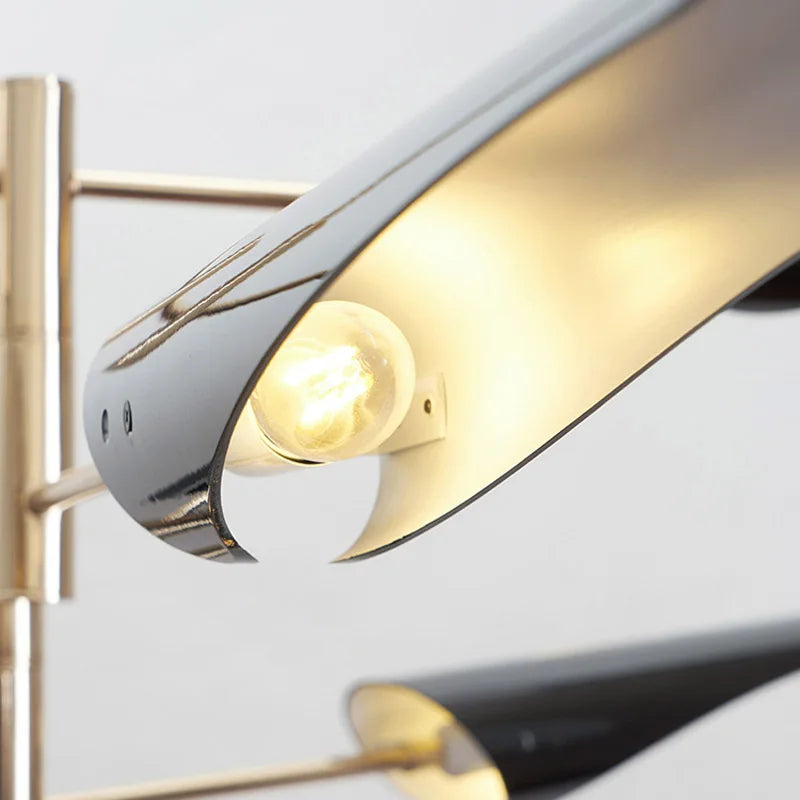 Modern Iron Hanging Ceiling Lamp LED Light Chandelier for Living Room Bedroom Shop Bar