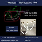 Pearl Necklace Chandelier: Modern Luxury Pendant Light for Living Room, Staircase, Foyer