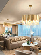 Nordic Modern Crystal Ceiling Chandelier LED Lights for Luxury Home Decor