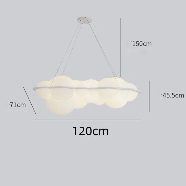 Nuvola LED Cloud Pendant Lamp - Nordic Style for Living Room and Bedroom