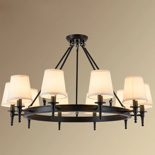 Retro Iron Pendant Lamp Classic Design Lighting Fixture
