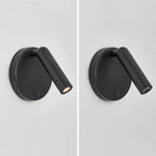 Modern Nordic Wall Lamp Sconce Black Brass Rotating Reading Light 3W