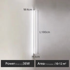 Bedroom Wall Lamp: Nordic Strip Light, Minimalist Design, Black Background, Decorative Luminaires